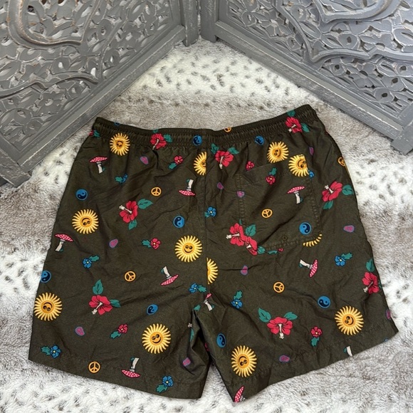 Men’s PacSun swim trunks large beach pool party tropical resortwear California - Picture 8 of 11